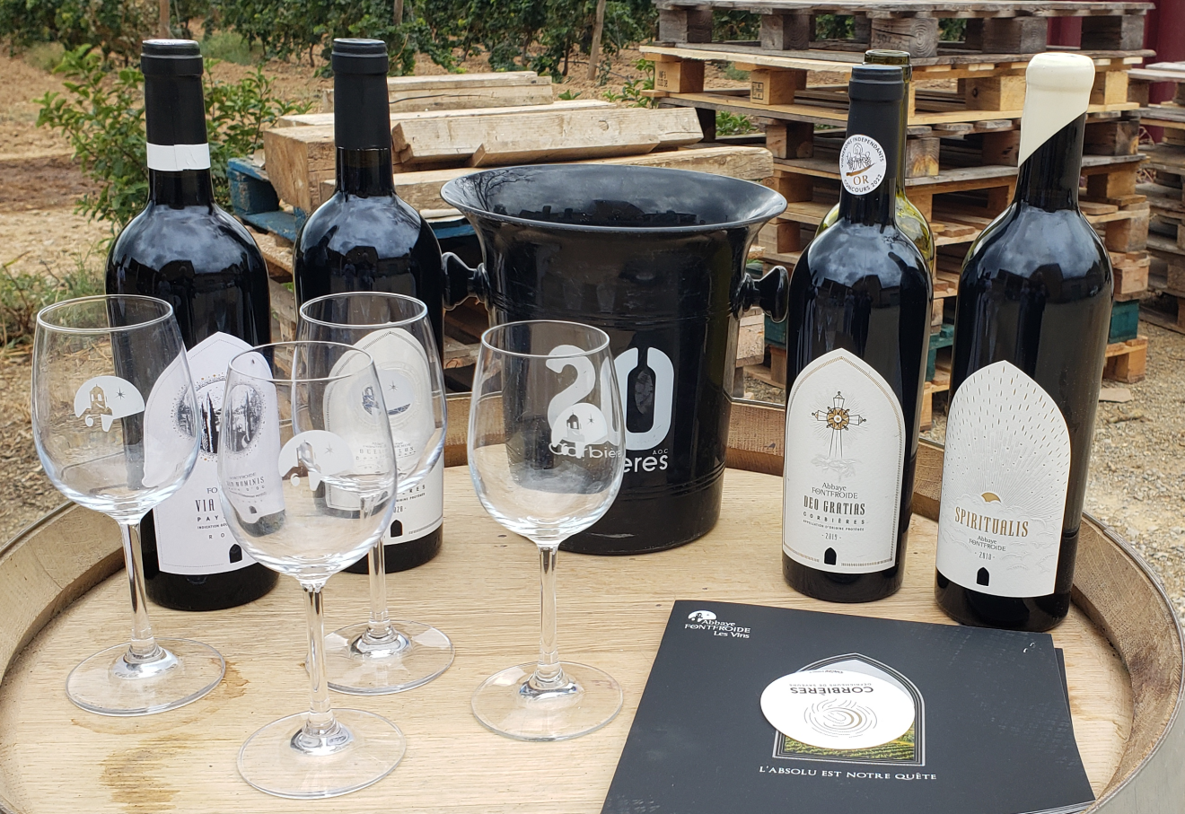 Fontfroide en Corbières, des vins à déguster ... selon la règle de Saint Benoît
