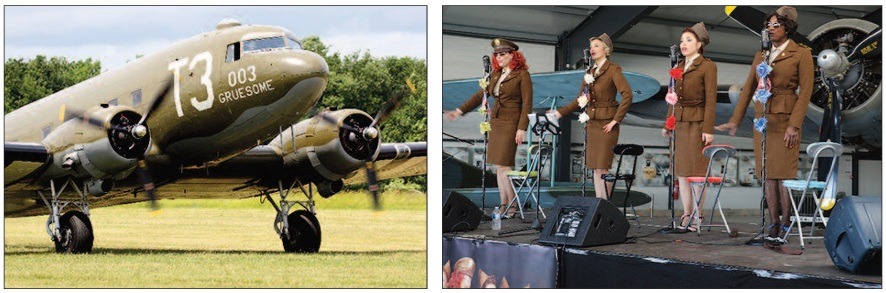 Groupe rétro les Satin Dolls, composé de voix féminines. Photo © DR