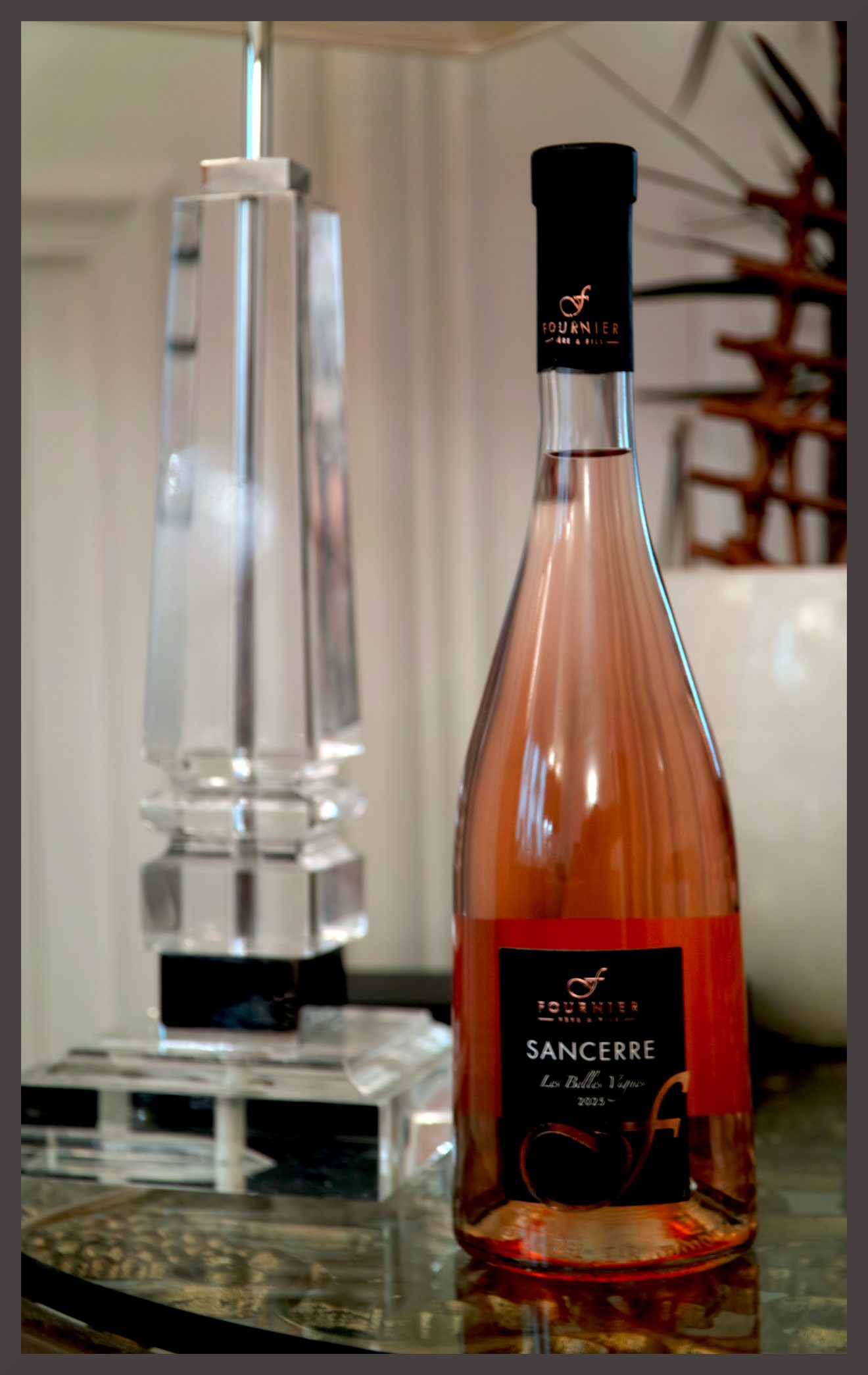 Rosé Sancerre "Les Belles Vignes" 2025, Domaine Fournier Père & Fils. Photo © Pierre d'Ornano Aeternus.fr