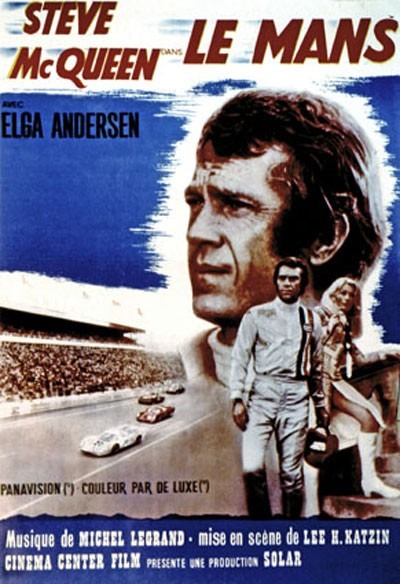 ‘Le Mans’, distribué par National General Pictures avec Steve Mc Queen.