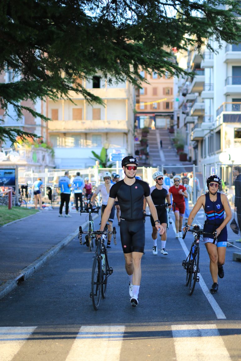 Matthieu, épreuve vélo, Triathlon d'Évian 2026. Photo © Pierre d'Ornano