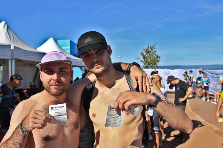 Thibault et Matthieu participaient à leur deuxième Triathlon. Ils ont concouru à l'épreuve Olympique en individuel.. Photo © Pierre d'Ornano